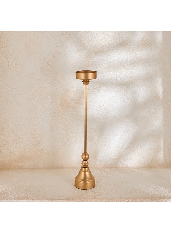 Home Box Gold Decorative Pillar Candle Holder for Home - Image 2